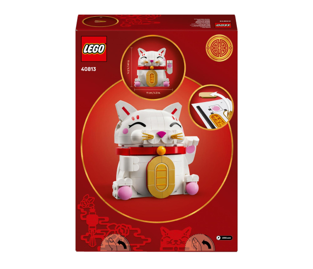 LEGO ICONIC 40813 Japoński kot szczęścia - 1473439 - zdjęcie 12